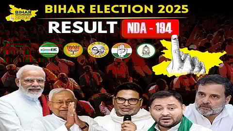 Bihar polls: NDA heading for landslide win
