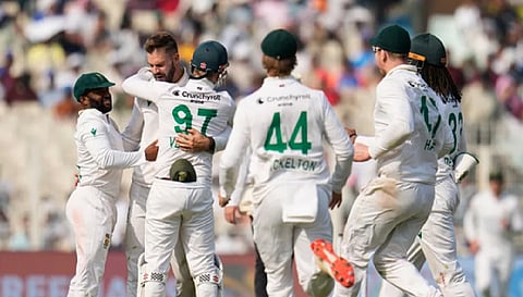 South Africa beat India by 30 runs in first Test at Kolkata