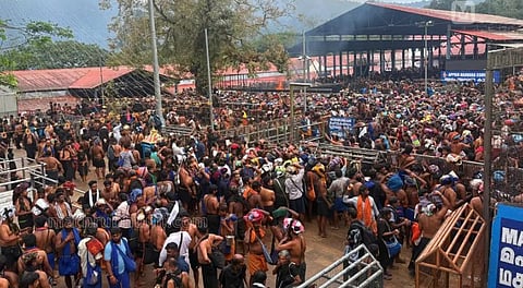 Pilgrims in Sabarimala