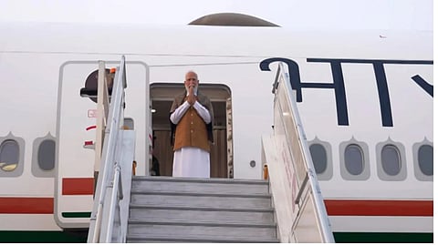 Prime Minister Narendra Modi on Friday embarked on a three-day visit to South Africa to attend the G20 Summit in Johannesburg