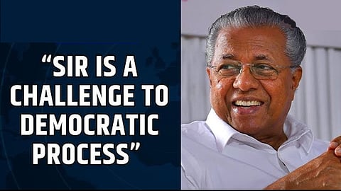 SIR is a challenge to democratic process