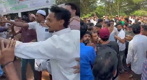 Uliyathadukka flash mob confrontation