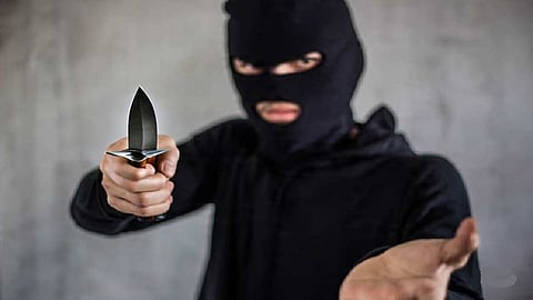 Man robbed at knifepoint at his house