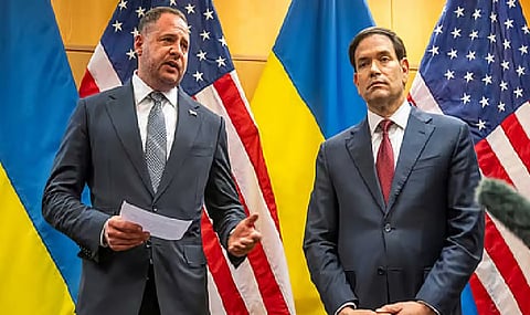Top US and Ukrainian officials said Sunday they were making progress toward ending the Russia-Ukraine war
