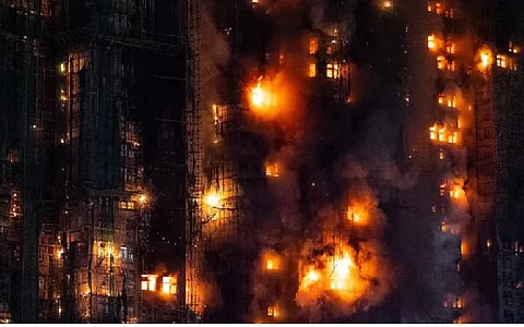 44 killed, 279 missing in fire at multiple high-rise towers in Hong Kong, 3 arrested