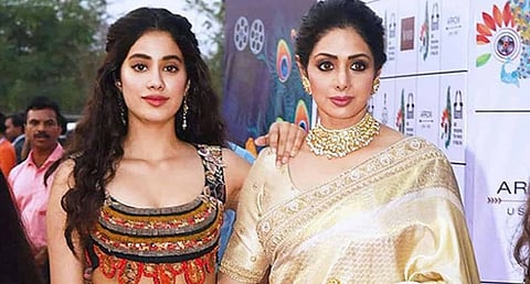 Janhvi Kapoor and Sridevi