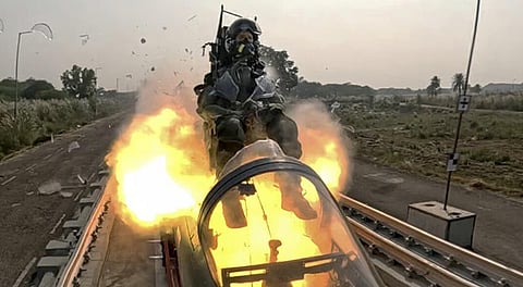DRDO fighter aircraft escape system test