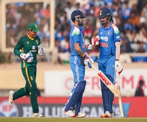 Kohli, Gaikwad hundred lead India to 358/5 against SA in 2nd ODI