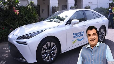 Toyota's 'Mirai' car running on futuristic hydrogen fuel