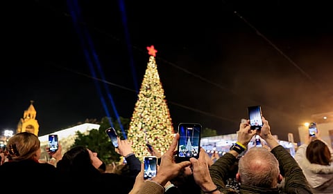 Christmas celebrations Bethlehem