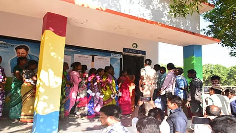 Polling underway for Gram Panchayat elections in Telangana