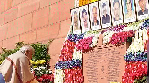 2001 Parliament attack anniversary tributes