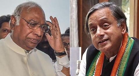 Mallikarjun Kharge, Shashi Tharoor
