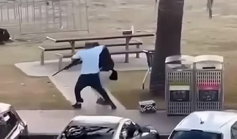 Australian beach shooting