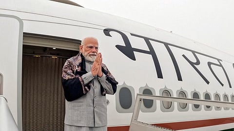 PM Modi departs for Oman on last leg of three-nation visit