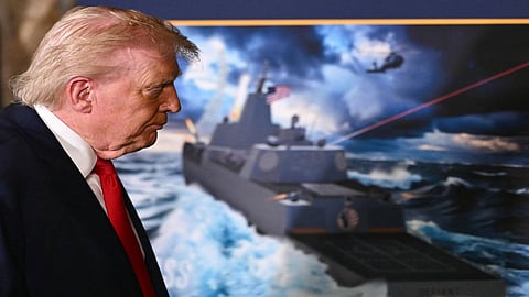 Trump announces plans for new Navy 'battleship'