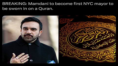 Zohran Mamdani chose a Quran full of symbolism for his mayoral oath