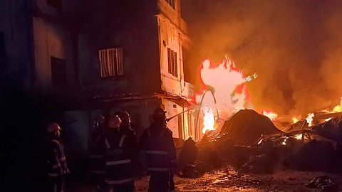 Fire breaks out at waste management factory in Kerala