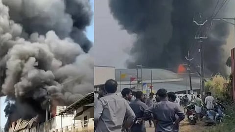 Major fire guts footwear factory