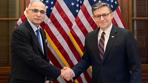 Kwatra meets House Speaker Mike Johnson