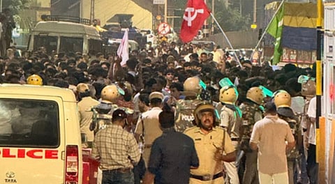 Kasaragod–Talapadi toll gate protest.