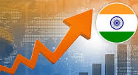 Per capita income growth in India