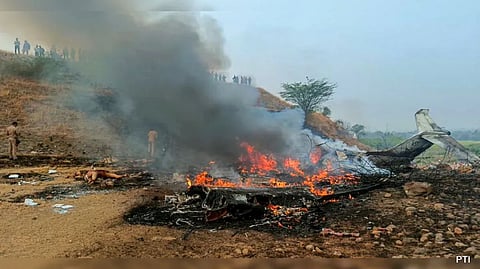 Ajit Pawar's plane crashed
