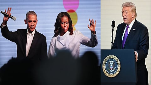 Trump's racist post about Obamas deleted after backlash from Republicans and Democrats