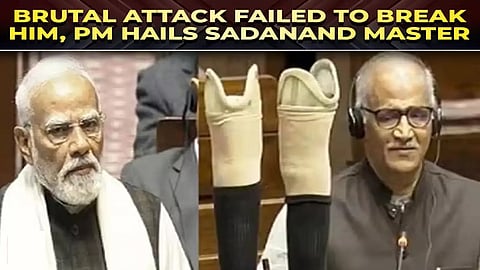 PM Modi appreciates maiden Rajya Sabha speech of Sadanandan Master