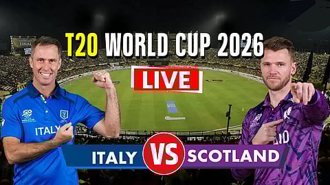 Scotland to 207/4 vs debutants Italy