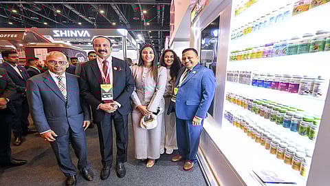 Dr. Sharanprakash R. Patil Visits Aster Booth at Arab Health 2026
