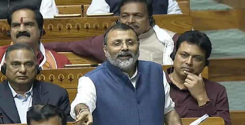 BJP's Nishikant Dubey submits notice to move motion against Rahul in LS