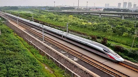 High speed rail project survey in Kerala