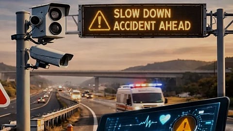 Accident reduced roads