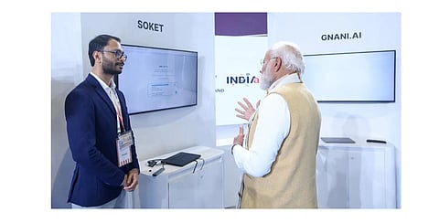 PM Modi inaugurates India AI Impact Expo, interacts with startups