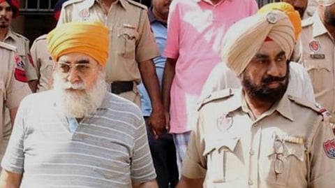 Pearls Agro tech promoter late Nirmal Singh Bhangoo when produced in a Bathinda court.