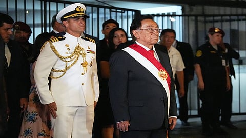 Peru's congress elects legislator Jose Maria Balcazar, country's eighth president in a decade