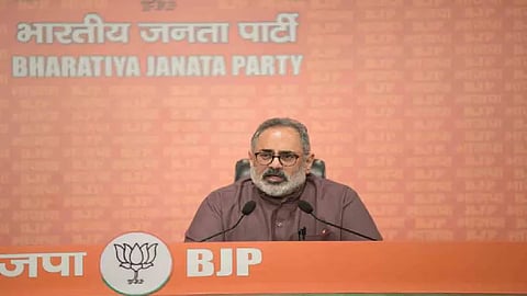 Kerala BJP chief Rajeev Chandrasekhar makes scathing attack on CM Vijayan over 'Kerala Story' film