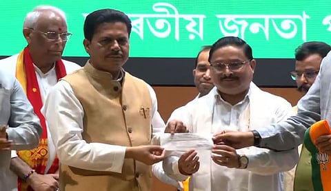Former Assam Congress chief Bhupen Borah joins BJP