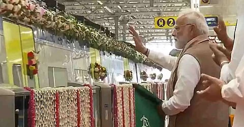 PM flags off Meerut Metro, Namo Bharat train