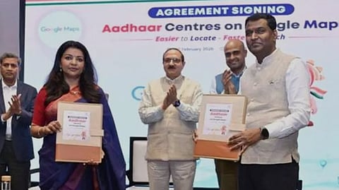 UIDAI Partners with Google to Display Authorised Aadhaar Centres on Google Maps