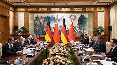 Despite differences, Xi and Merz seek to deepen ties in turbulent times