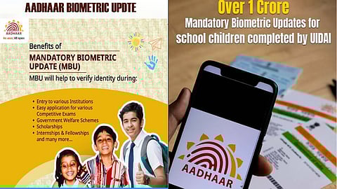 UIDAI covers mandatory biometric update for students