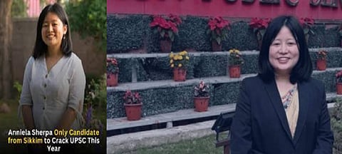 Sikkim's Anniela Sherpa clears UPSC civil services exam