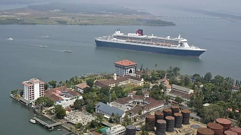 Wellington island and Cochin port