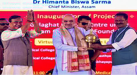 Cong 'pocketed' Rs 150 cr per annum from Assam healthcare budget during 15 yrs of rule: Shah