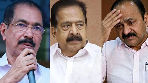 Sunny Joseph, Ramesh Chennithala, V D Satheesan