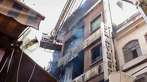 Three children among 7 of family killed in massive fire at multi-storey building in Delhi's Palam