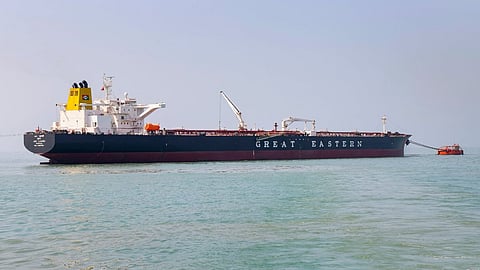 'Jag Laadki' carrying over 80,000 MT crude oil reaches Mundra Port