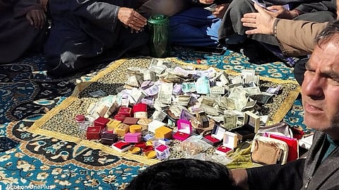 dOne of the Donation drives in Kashmir meant to help war hit Iran.